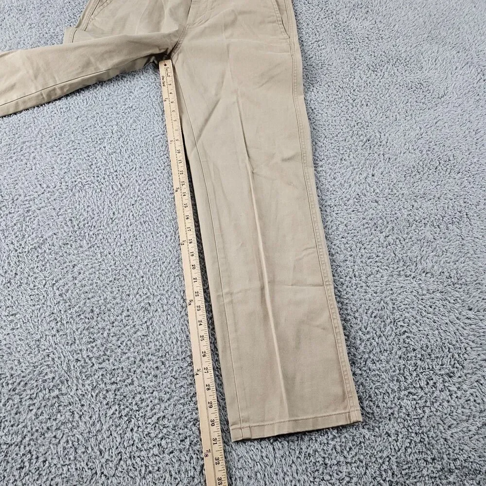 Joseph Abboud Pants 32x31 Khaki Beige Chino Comfort Stretch Preppy Casual NWT